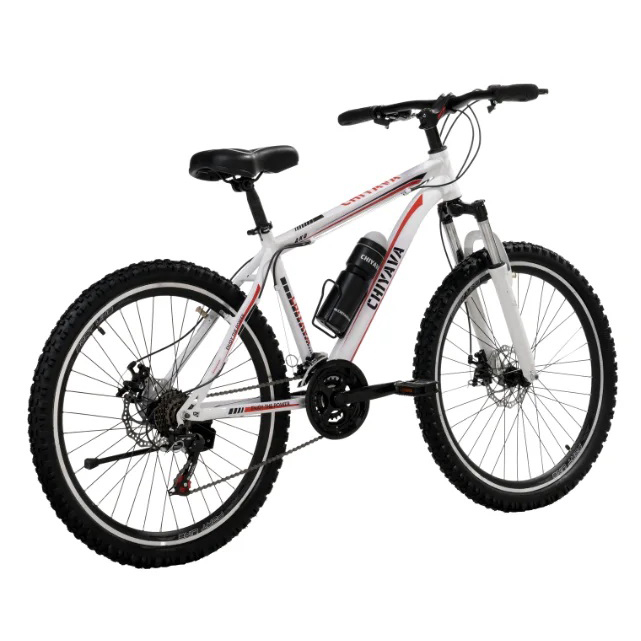 دوچرخه چیاوا مدل آکو سایز 26 دوشاخ کمکدار ترمز دیسکی (سفید) - Image 7