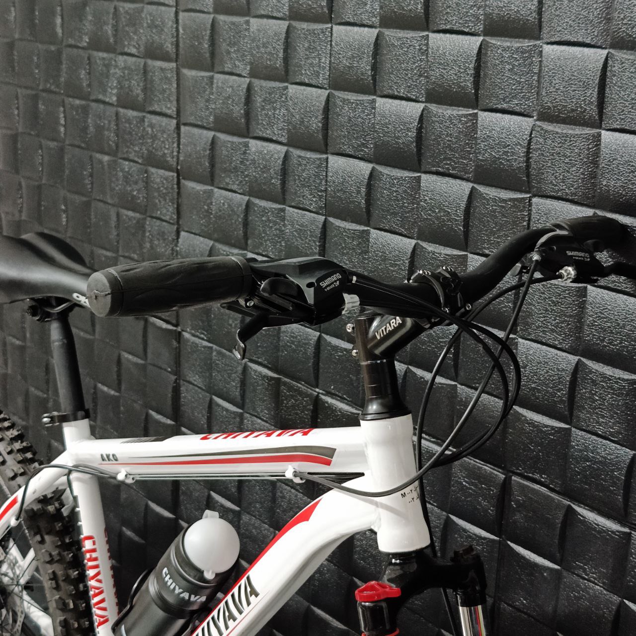 دوچرخه چیاوا مدل آکو سایز 26 دوشاخ کمکدار ترمز دیسکی (سفید) - Image 3