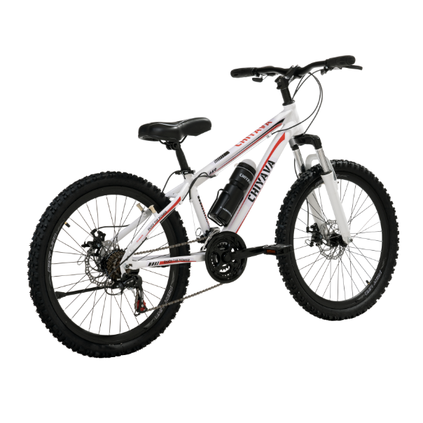 دوچرخه چیاوا مدل آکو سایز 24 دوشاخ کمکدار ترمز دیسکی (سفید) - Image 7