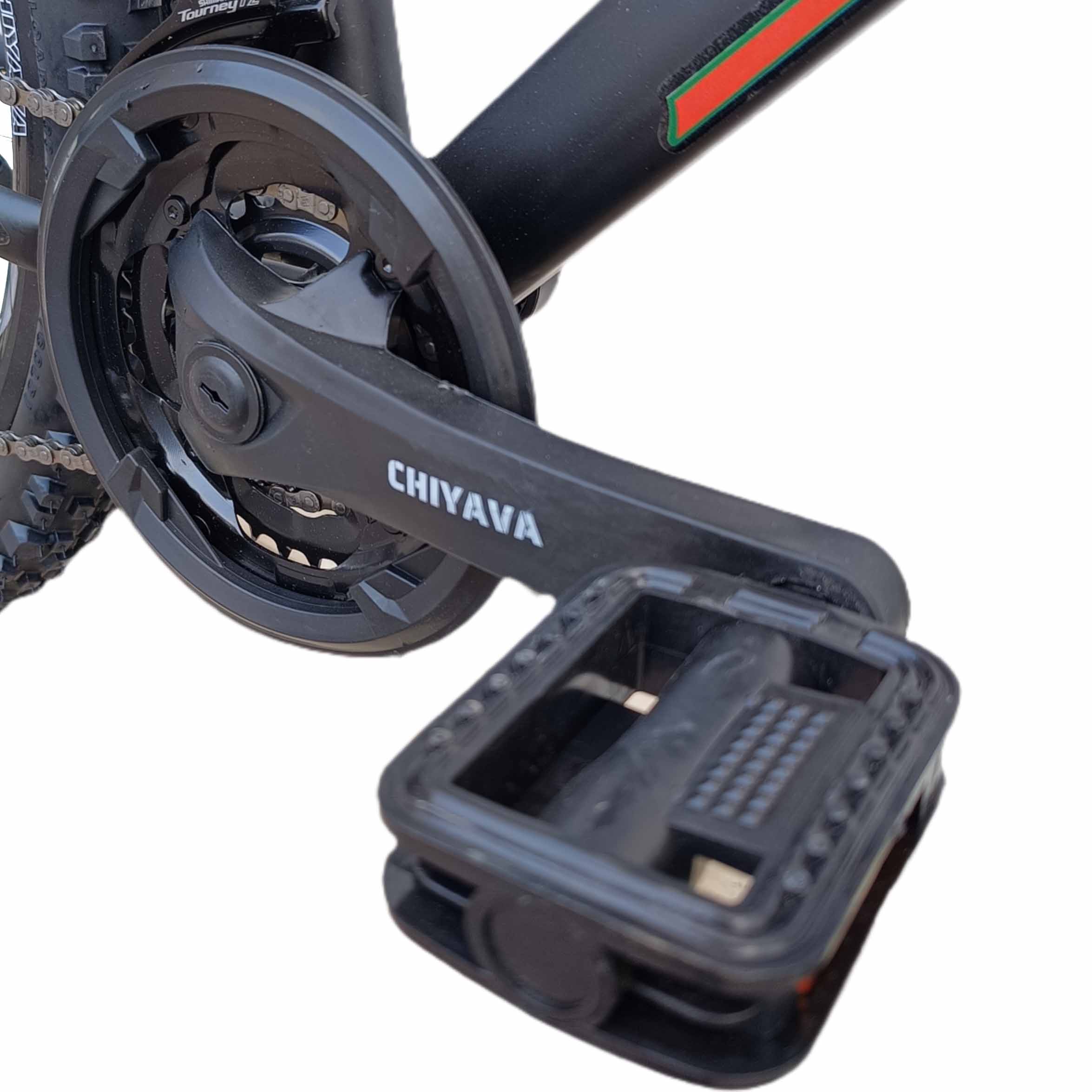 دوچرخه چیاوا مدل آکو سایز 26 دوشاخ کمکدار ترمز دیسکی (مشکی) - Image 4