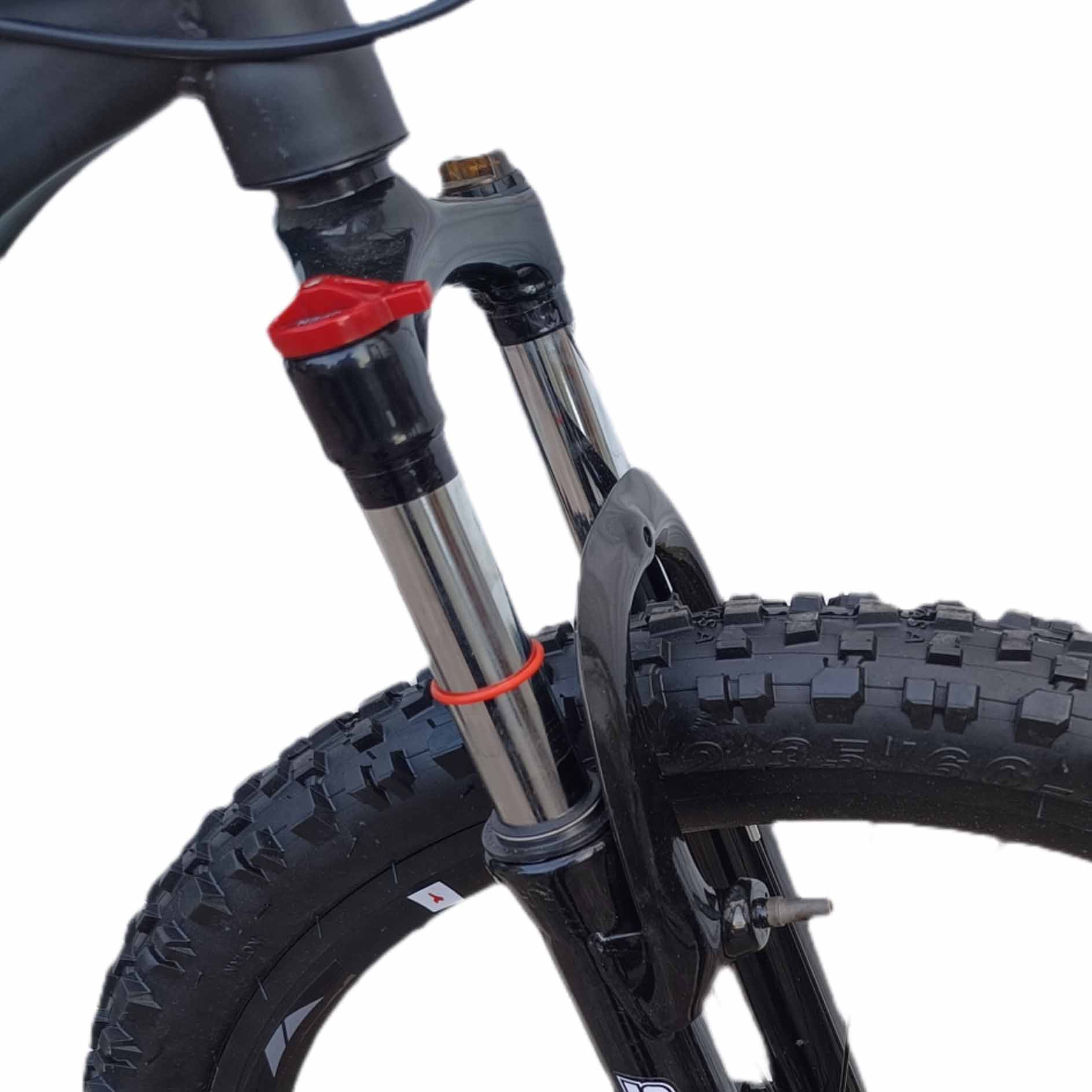 دوچرخه چیاوا مدل آکو سایز 26 دوشاخ کمکدار ترمز دیسکی (مشکی) - Image 5